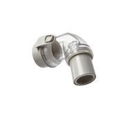 Adapter Replacement Ergonomic ABS Breathing Tube Connector Easy Installation for Breath Machine Respiratory Oxygen Attachment