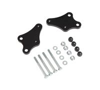 Adapter set black for Hepco & Becker engine guard and tank guard for