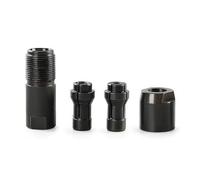 Adapter Set Transforming Angled Grinders Into Straight Grinders Complete with 3mm and 6mm Collets for 5/8-11 Threaded Tool Straight Grinder Attachment Set