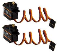 Adapter-Universe 2 x Emax ES08MD RC Servo Digital Metal Gear Micro Servo 12g 0,08s 2,4kg