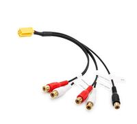 Adapter-Universe® 4130 5 x RCA Line out Subwoofer Adapter Becker