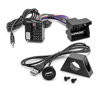Adapter-Universe® 5050 Adapter USB AUX In 3.5 mm Jack Cable MMT Pawl Radio Installation Kit