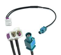 Adapter Universe FAKRA double socket (Z) on single plug connector car antenna distributor adaptor for universal