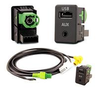 Adapter Universe USB + AUX Switch InPut Connector Cable Plug for VW Car Radio RCD510 / RCD310 / RCD300 / RNS315/ NAV231/ 268 MF - Adapter
