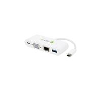 Adapter USB-C 3.1 na VGA/GIGABIT RJ45/USB-A 3.0/USB-C PD IADAP USB31-DOCK2