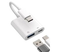 Adapter USB C to USB 3.0 Socket Accessory (2-in-1) Type C Charging Plug OTG Accessories Charging Adapter Plug Thunderbolt Jack Quick Charger Compatible with Samsung Tab Lite MacBook tp