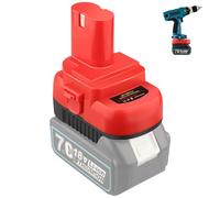 Adapter Use for Makita Ni-Cd Ni-Mh Tools,for Makita 18V LXT Lithium Battery BL1830 BL1850 BL1860 BL1840 Convert to for Makita 12V 14.4V Ni-Cd/Ni-Mh Batteries, Power for Ni-CD Cordless Power Tool