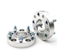 Adapter Wheels Spacer 2Pieces 15/20/25/30/mm PCD 5x100 CB 54.1mm Wheel Spacer Adapter 5 Lug Aluminum Wheel Spacer Suit For TOYOTA For Crown For GT2000 For Prius(25MM Silver Spacers)