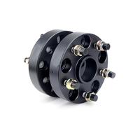 Adapter Wheels Spacer 2Pieces 25/30/35/40/50/60mm Wheel Spacer Adapter 5 Lug Suit For Land For Rover For Defender For Discovery PCD 5x165.1 CB 113.1mm M16xP1.5(50mm Black)