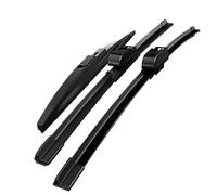 Adapter Wipers For Fiat For Stilo Hatchback 2001-2007 1set Front Rear Windshield Wiper Blades Replacement Blades