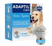 Adaptil Calm Home Diffuser For Dogs With 30 Day Refill, Adaptil Dog Calming Plug In Pheromone Diffuser To Help Reduce Anxiety And Stress In Pet Dogs, Pet Diffuser Helps Anxious Dogs Stay Calmer