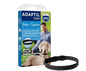 Adaptil Calm-On-The-Go Collar For Dogs Medium / Large, Adaptil Calming Dog Collar Helps Reduce Dog Anxiety With Natural Pheromones, Dog Calm Collar Helps To Reduce Stress And Behavioural Issues