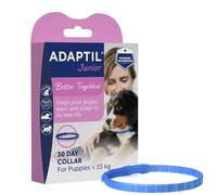 Adaptil Junior Adjustable Puppy Collar | Adaptil Dog Collar To Help Reduce Puppy Anxiety Using Natural Pheromones | Adjustable Calming Dog Collar For Puppies To Aid Training And Socialisation