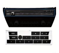 Adaptive Button Decal Stickers for BMW 5 Series A/C and Radio Control Mechanisms (A/C Stickers)