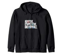 Adaptive Competitive Unstoppable Athlete Zip Hoodie
