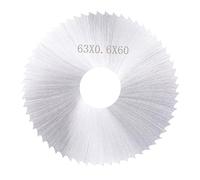 Adaptive Multifunctional Desktop Miniature Table Saw DIY Small Cutting Machine High Speed Steel 63mm Diameter White Piece 2 Pieces