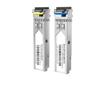Adaptive Rate SM LC/SC SFP Optical Module, Router/Switch 1.25G/10G SFP+ Module,BiDi/Duplex SFP Fiber Optic Transceiver(1.25G SC 20KG -1Pair)