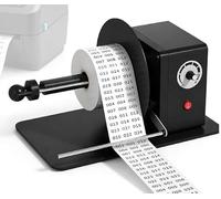 Adaptive Speed Label Rewinder, 130rpm Automatic Label Rewinder Machine with Flexible Assembly Jig, Max Length 4.72"/Width 6", Stepless Speed Control Knob, for Shop, Factory