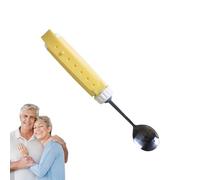 Adaptive Utensils Spoons Forks - Adjustable Cutlery For Seniors, Soup Spoon Fork, Food Aid Tableware, Ergonomic Design | For Left Handed Adults