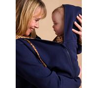 Adaptive Zipped Jacket with Kangaroo Panel by ENVIE DE FRAISE navy blue