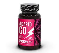 AdaptoGO Ecdysterone Supplement - Herbal Complex with Leuzea Carthamoides Rhodiola Rosea and Siberian Ginseng for Muscle Growth, Endurance, Stamina, and Immune Support 60 Tablets 400mg