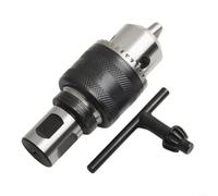 Adaptor 3/4 Inch Weldon Shank to B16 Taper Shaft 1/2 20UNF Thread Magnetic Drill Chuck Set with Clamping Range Options for Wood and Metal Drills (A)
