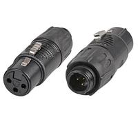 ADAPTOR, 3P, XLR FEMALE-TINY XLR FEMALE RA3FT-B (REAN) Qty X 1
