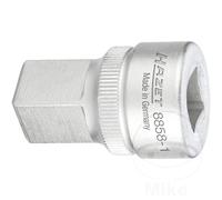 Hazet 8858-1 Bit Adapter 3/8" Drive Chrome-Plated 36mm 1 Piece