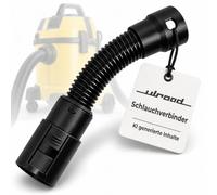 Adaptor for Kärcher WD Suitable for Bosch Gas Vacuum Cleaner Hose | Fits Click and Clean Vacuum Cleaner Hose I WD2 WD3 WD4 WD5 WD6 WD7 Accessories Wet and Dry Vacuum Cleaner