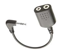 ADAPTOR TO CONNECT compatible with ICOM 2 PIN EARPIECE TO compatible with MOTOROLA TAKABOUT XTR PMR TLKR HYT/HYTERA COBRA 1 PIN RADIO