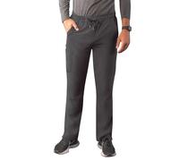 Adar Addition Scrubs for Men - Slim Leg Cargo Drawstring Scrub Pants - A6106 - Pewter - 2X