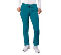 Adar Addition Scrubs for Women - Skinny Leg Cargo Drawstring Scrub Pants - A6104 - Caribbean Blue - S