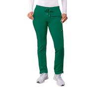 Adar Addition Scrubs for Women - Skinny Leg Cargo Drawstring Scrub Pants - A6104 - Hunter Green - M