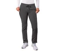 Adar Addition Scrubs for Women - Skinny Leg Cargo Drawstring Scrub Pants - A6104P - Pewter - XL