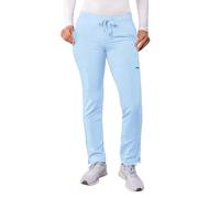 Adar Addition Scrubs for Women - Skinny Leg Cargo Drawstring Scrub Pants - A6104T - Sky Blue - 2X
