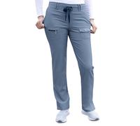 Adar Pro Heather Scrubs for Women - Slim Fit Tapered Scrub Pants - P4100H - Heather Navy - XL