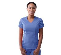Adar Pro Scrubs for Women - Modern V-Neck Scrub Top - P7002 - Ceil Blue - L