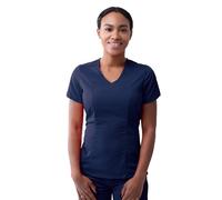 Adar Pro Scrubs for Women - Modern V-Neck Scrub Top - P7002 - Navy - XXS