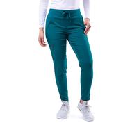 Adar Pro Scrubs for Women - Ultimate Yoga Jogger Scrub Pants - P7104 - Caribbean Blue - S