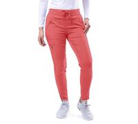 Adar Pro Scrubs for Women - Ultimate Yoga Jogger Scrub Pants - P7104 - Rapture Rose - 2X