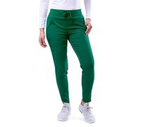 Adar Pro Scrubs for Women - Ultimate Yoga Jogger Scrub Pants - P7104T - Hunter Green - S