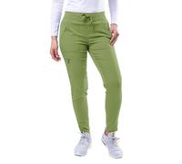 Adar Pro Scrubs for Women - Ultimate Yoga Jogger Scrub Pants - P7104T - Spring Leaf - S