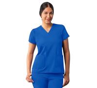 Adar Uniforms , A6008RYLL Addition Scrubs for Women - Modern V-Neck Scrub Top - A6008 - Royal Blue - L