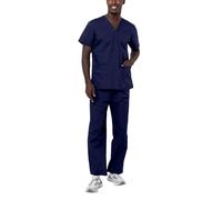 Adar Uniforms Men's 701nvy3x Medical Scrubs, Navy, 3XL