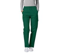Adar Uniforms Universal Scrubs for Women - Multipocket Cargo Trousers - 506 - Hunter Green - L