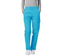 Adar Uniforms Universal Scrubs for Women - Tapered Cargo Scrub Trousers - 506 - Turquoise - S, 506TRQS
