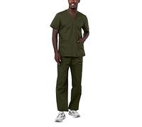 Adar Universal Unisex Scrubs - Unisex Drawstring Scrub Set - 701 - Olive - M