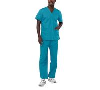 Adar Uniforms Women's 701tblxl Medical Scrubs, Teal Blue, XL UK