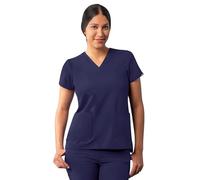 Adar Uniforms Women's A6008nvy Medical Scrubs Shirt, Navy, XS UK