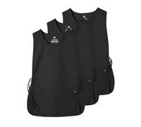 Adar Universal Cobbler Apron 3 Pack - Unisex Cobbler Apron - 7023 - Black - X